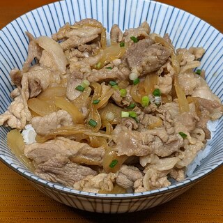 簡単✨豚こま丼